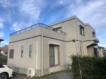 菊川市・Ｙ様邸　外壁塗装工事／屋上屋根・ベランダ防水工事